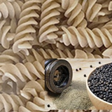 9010C- Fusilli Pâtes sèches au POIVRE NOIR (250gr, 19€/kg)  (pc)