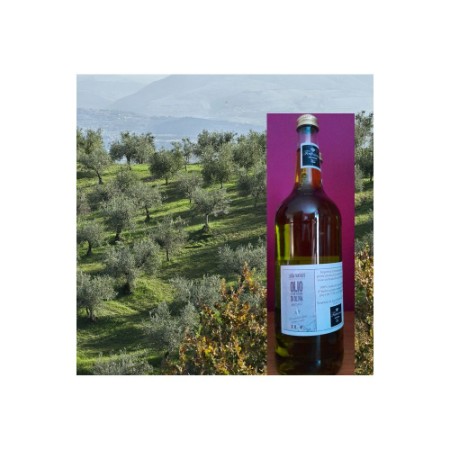 702- Huile d'Olive Extra-Vierge BIO DOP (Bouteille d'1L),  (* 1ℓ)