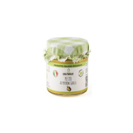 511- Pesto de Poivrons jaunes Bio (175gr)  (pc)