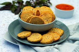 Biscuit apéritif (salé aux herbes): 150gr 3€  (pc)