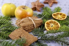 Boudin noir Noël : pomme-spéculoos(2 pièces/paquet) 15€/kg  (~300 gr)