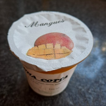 Panna cotta mangue 125 ml  (pc)